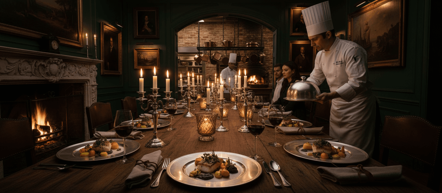 The Hearth Dinner illustrative concept