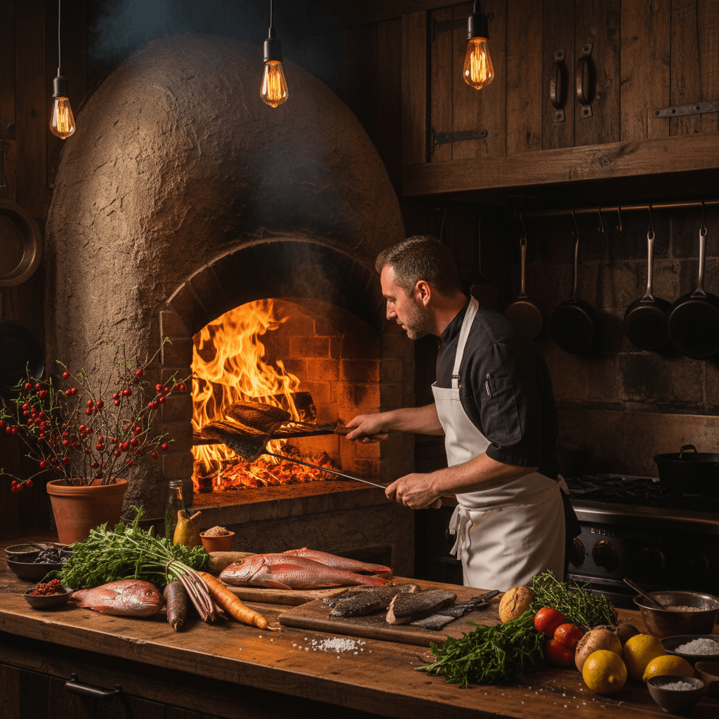Illustrative culinary preparation concept