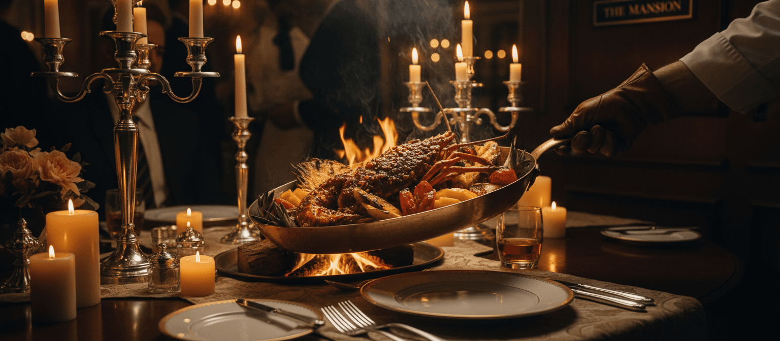 Hearth to table illustrative concept